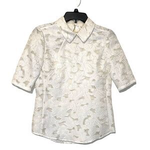 Jill Stuart Collection short sleeve blouse size S